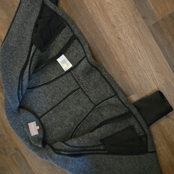 Banana Republic Wool And Lambskin Leather Moto Jacket - Picture 6 of 11